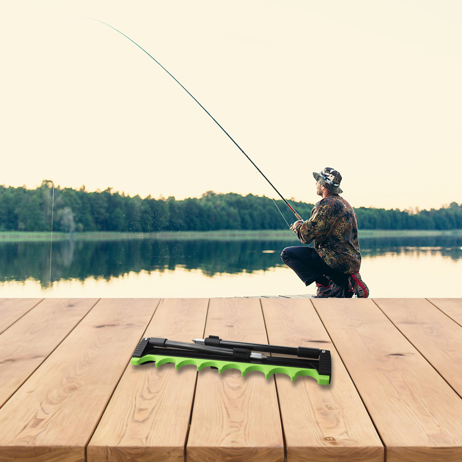 4 Leg 8 Rig Telescopic Fishing - Fishing Equipment Carp 评论和价格