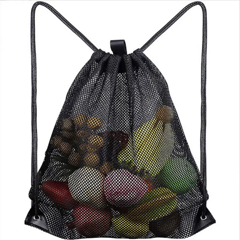 Mesh backpack with rope, quick - Fishing Equipment Bag 评论和价格