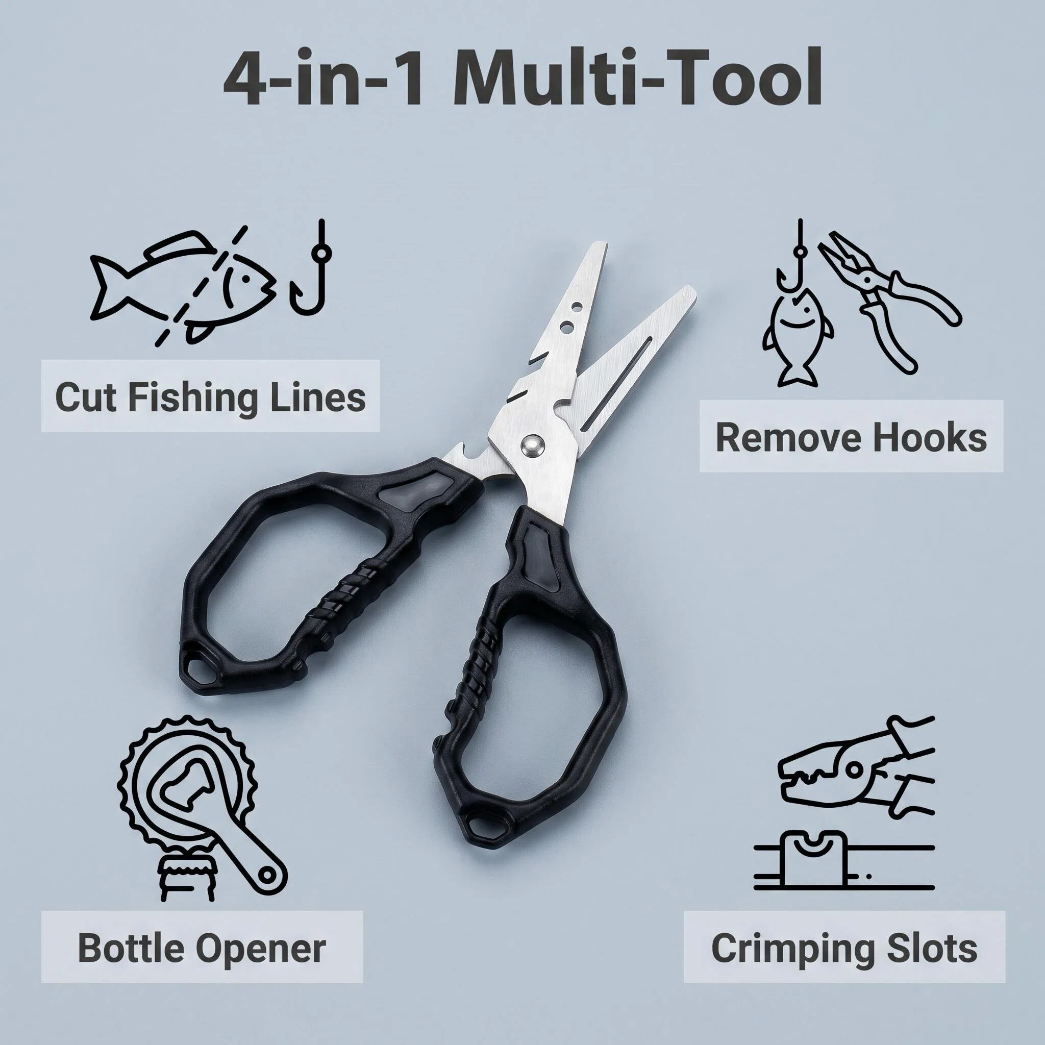 Multifunctional Fishing Scisso - Fishing Equipment Cheap 评论和价格