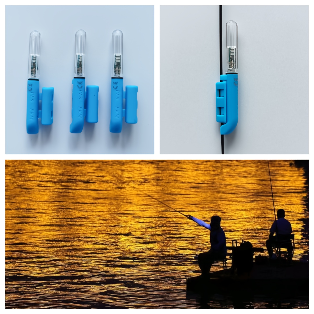 2pcs New Night Fishing Rod Tip - Ice Fishing Tip Up 评论和价格